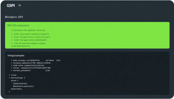 API Documentation Interface